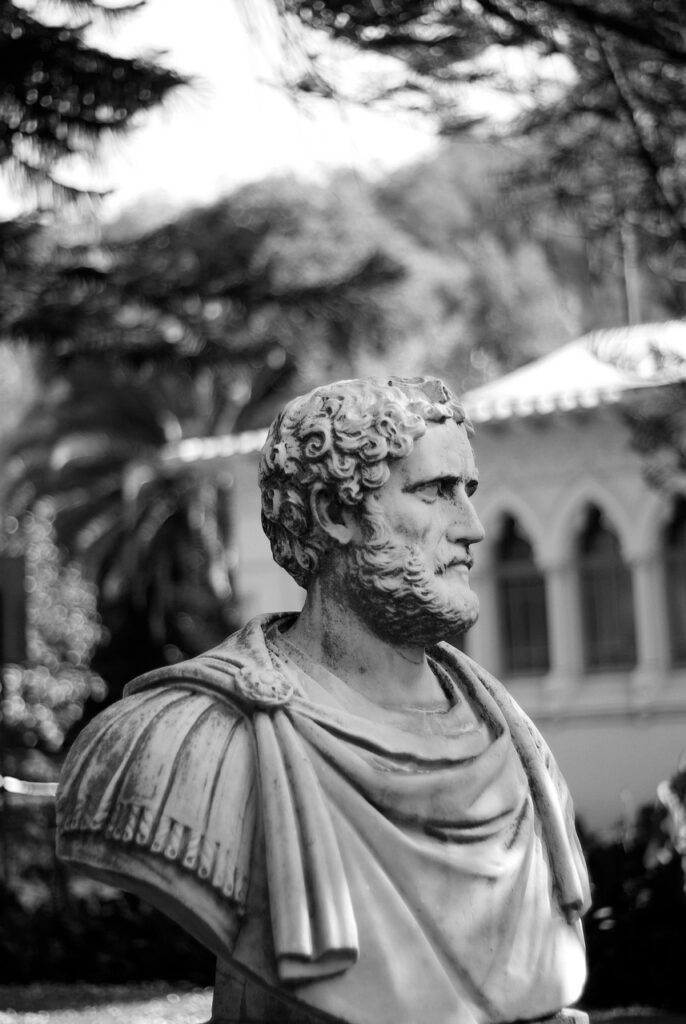 sculpture, bust, statue, figure, greek, stone statue, stone sculpture, stone, art, monument, museum, closeup, monochrome